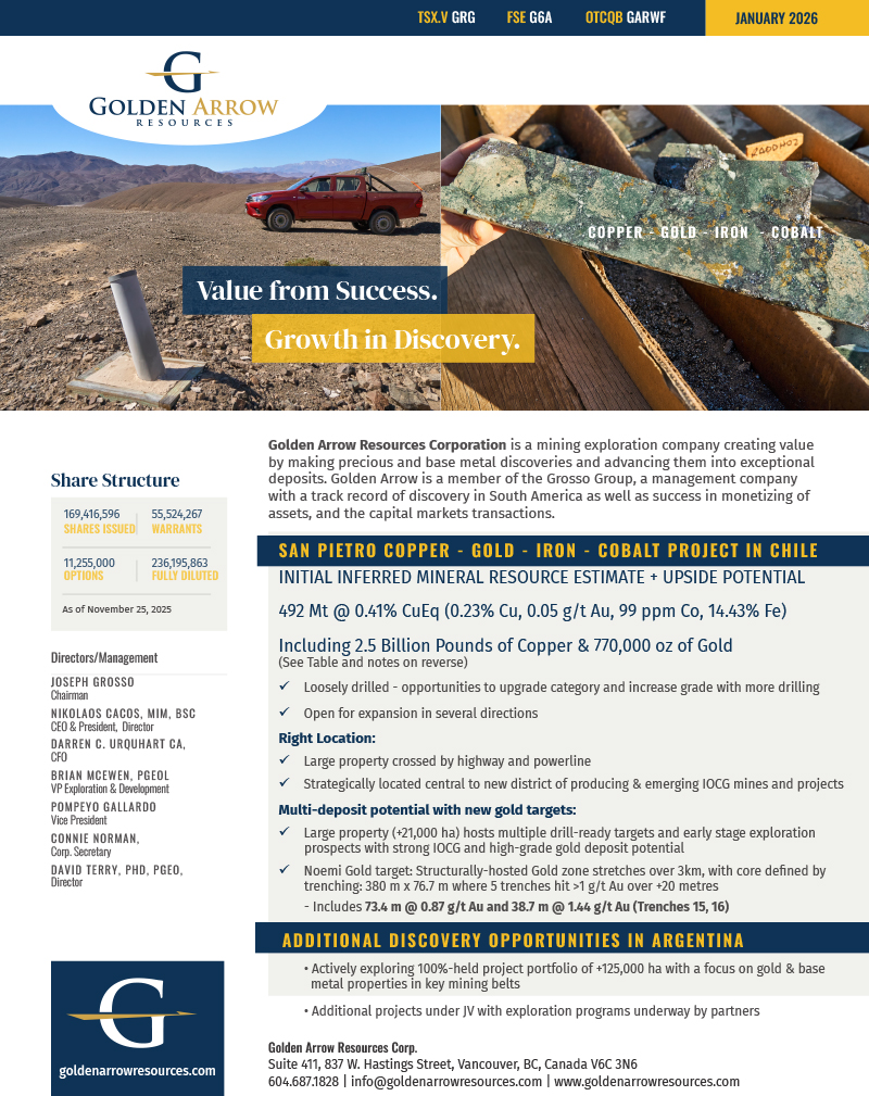 Corporate Fact Sheet - January 2026